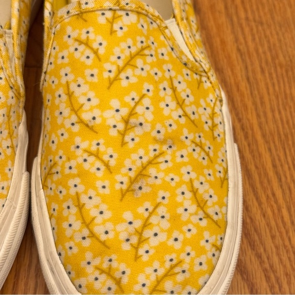 Keds Women’s Yellow Floral Slip-On Sneakers Size 6.5 - Picture 9 of 9